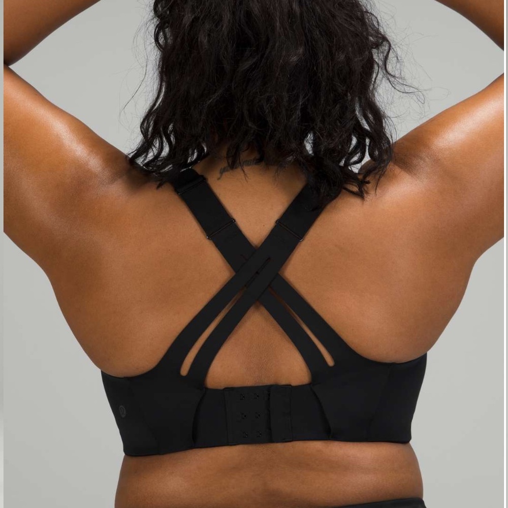 lululemon NWT AirSupport Bra *High Support 34C Black/Asphalt Grey